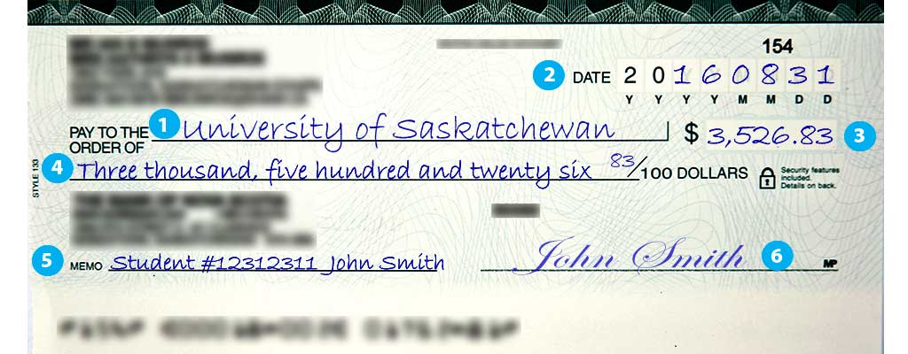 How To Write Cheque Amount In Words In Canada