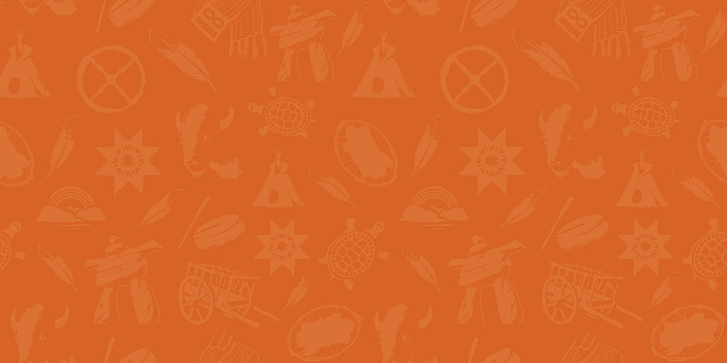 background-orange-indigenous-symbols.png