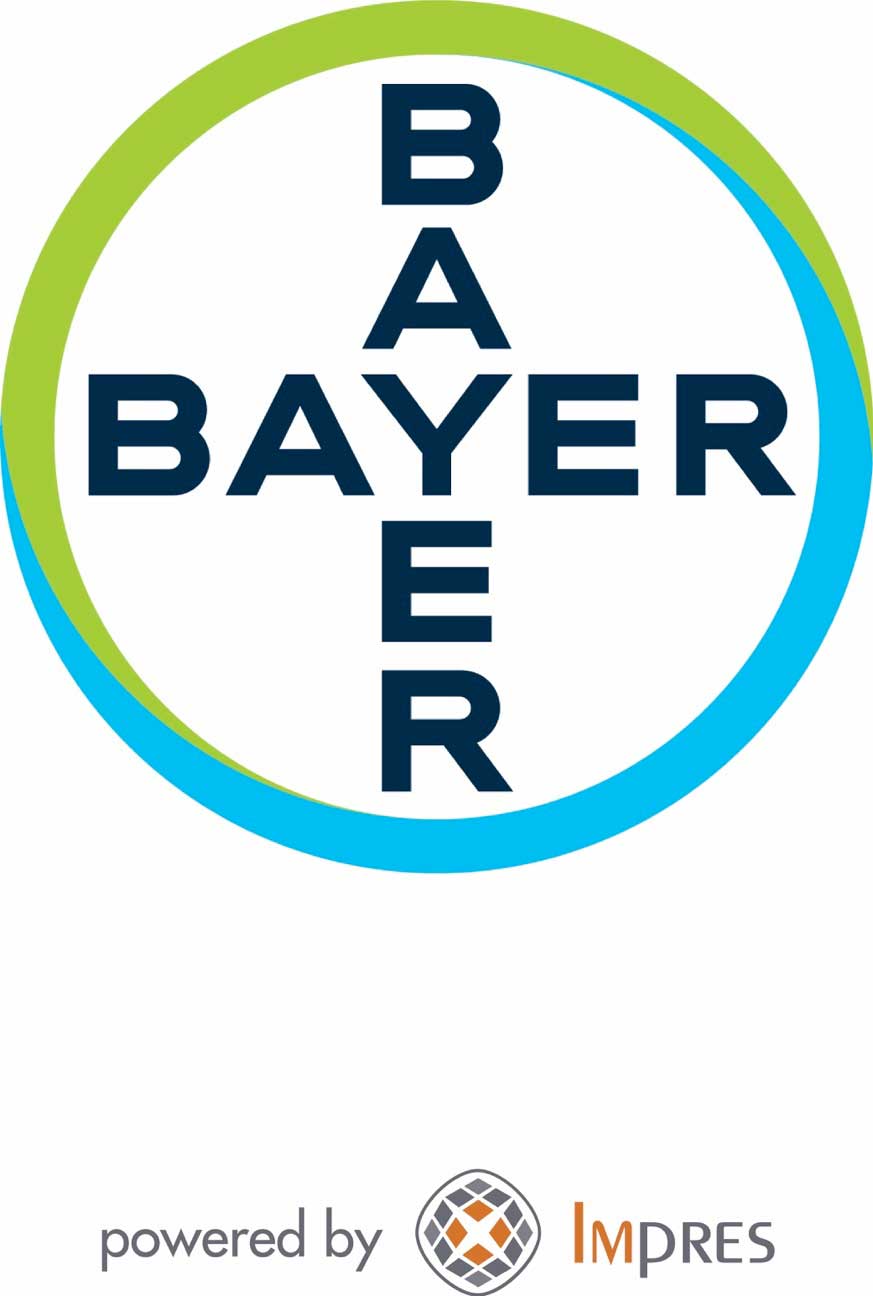 Bayer powered by impres logo