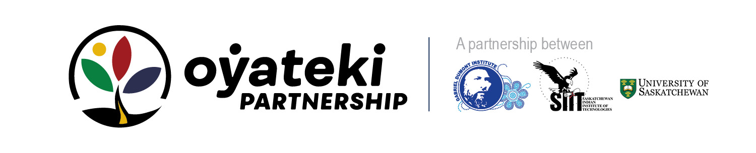Oyateki logo with partner logos